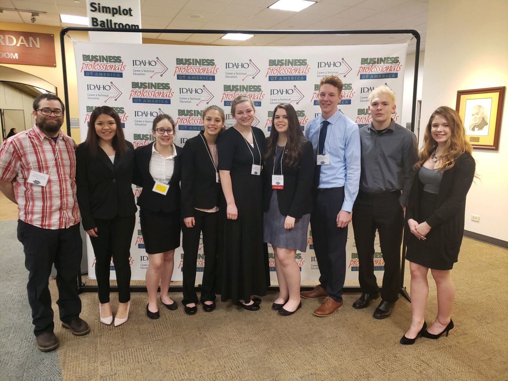 Clearwater Valley High School's BPA members